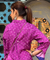 MAERI-Purple  Bandhani shirt