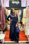 Navy Blue Turkey Skirt With Short  Shirt
