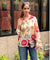 Desi Shirts- Cream lotus shirt
