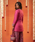 Festive Pink Patola Printed Farshi Salwar Set with Potli Bag(pre-order)