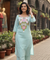 ZAIB-Powder Blue  Aari Embroidered Two piece Set