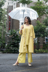 REZAAR-Lime Green Three  Piece Jacket Set