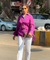 MAERI-Purple  Bandhani shirt