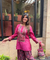 Festive Pink Patola Printed Farshi Salwar Set with Potli Bag(pre-order)