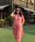 Rozana -Coral Pink Co-ord Kurta Set