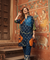 MEHER-Navy Blue Bandhani Ethnic  Kurta set