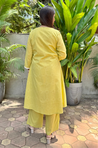 Lime Green Three  Piece Jacket Set