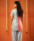 Festive Dual Shade  Pink & blue Farshi Salwar Set(Pre-order)
