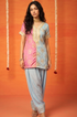 Festive Dual Shade  Pink & blue Farshi Salwar Set(Pre-order)