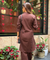 Rozana-Brown Double Pocket Two Piece Set