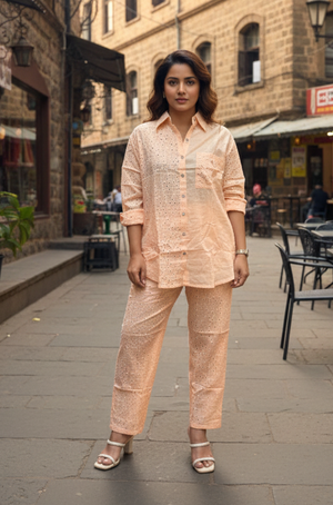 OH MY CO-ORD!! - Peach  Co-ord Set