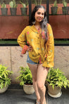 Desi Shirt- Yellow Lotus Shirt