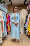 PHULJARI - Pastel Blue Two Piece Set