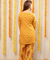 AAFREEN-  Yellow Floral  Printed Farshi Salwar set with Potli Bag