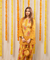 AAFREEN-  Yellow Floral  Printed Farshi Salwar set with Potli Bag