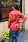 Desi Shirt- Orange Lotus Shirt