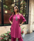 Rozana - AM to PM Beetroot  Co-ord Set