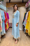 PHULJARI - Pastel Blue Two Piece Set