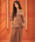 Mizaaj-Mocha Tunic style Top  with Dhoti Skirt Set(PRE-0RDER)