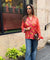 Desi Shirt- Orange Lotus Shirt