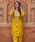 FITOOR- Saffron Yellow Embroidered Kurta Set