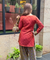 Festive Orange Patola  Printed Farshi Salwar Set with Potli Bag(pre-order)