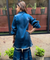 Mizaaj-Teal Blue Tunic Sharara Set