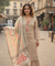 MALANG- Taupe Three Piece Suit Set With Printed Dupatta