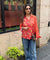 Desi Shirt- Orange Lotus Shirt