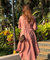 REZAAR- Dusty Pink Cowl Dress