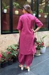 Rozana - AM to PM Beetroot  Co-ord Set