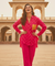 PHULJARI- Fuchsia Glow Jacquard Co-ord set
