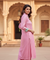 PHULJARI-Blush Pink Jacquard Pathani Set