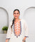 ZAIB-White  Embroidered Two Piece Set