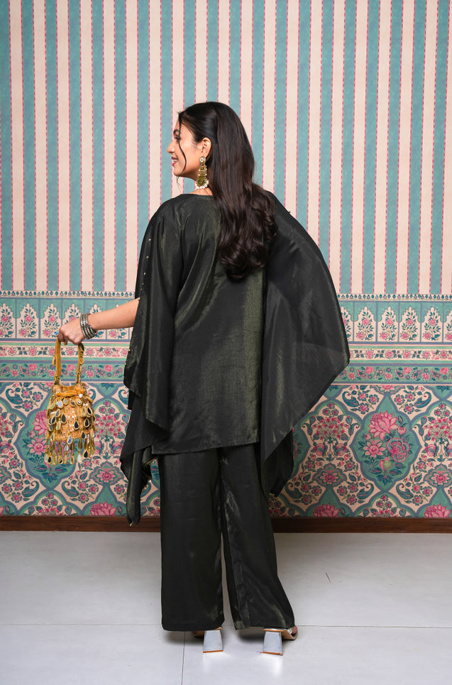 PASSORI -Black kaftan Two Piece Set