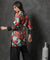MASAKALI - Printed Black Kurta With Wrap Pant