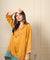 ROOH - Mustard Color-Block High-Low Two Piece Set
