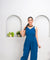 RANGAT-Cobalt Blue Jumpsuit With Jacket