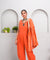 RANGAT-Rust orange jumpsuit with jacket