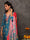 GEET - Celadon Blue Three Piece Suit Set  With Printed Dupatta