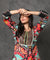 MASAKALI - Printed Black Kurta With Wrap Pant