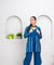 RANGAT-Cobalt Blue Jumpsuit With Jacket
