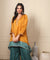 ROOH - Mustard Color-Block High-Low Two Piece Set