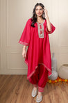 ROOH - Ruby Pink Two Piece Handkerchief Cut Set