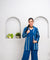 RANGAT-Cobalt Blue Jumpsuit With Jacket