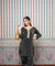 PASSORI -Black  Shimmer Pathani  Two Piece Set
