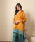 ROOH - Mustard Color-Block High-Low Two Piece Set