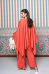 PASSORI -Rust  kaftan Two Piece Set