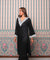 Jhoom-Black Embroidered Two Piece Set