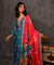 GEET - Celadon Blue Three Piece Suit Set  With Printed Dupatta